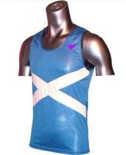   SCOTTISH ALBA BRAVEHEART JOCK MENS RUNNING WICKING VEST SINGLET