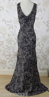 Fabulous BNWT Jenny Packham  Satin Printed Long Evening Dress 