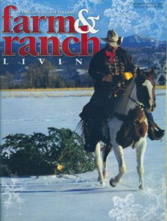 2008 Farm & Ranch Living Horse Drags Christmas Tree