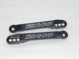 KAWASAKI ZX14R ZX14 06 07 08 09 10 11 BLACK ANODIZED LOWERING LINKS 