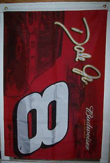 Newly listed Budweiser Dale Jr. #8 Racing Flag Nascar Mancave