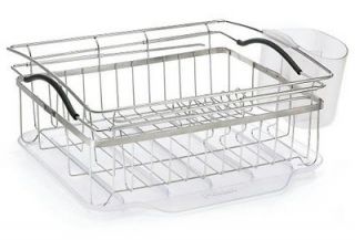 Polder KTH 250 3 Piece Compact Dish Rack System, Stainless Steel