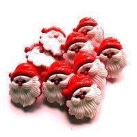   CHRISTMAS/SANTA NOVELTY CRAFT BUTTONS   KIDS,CARDS,XMAS PROJECTS