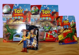 NEW TOY STORY ACTION FIGURES KARATE CHOP BUZZ LIGHTYEAR, WOODY, GLOW 
