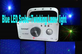 Red Green Laser Light&Blue LED Srobe Stage DJ Disco Party Firefly 