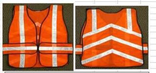 Ironwear Orange Reflective Safety Vests 1pcs. 7015 0 One Size Fits All