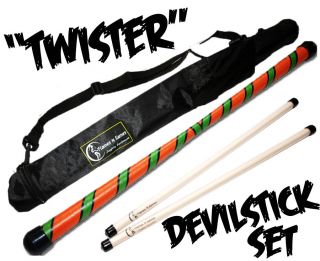    Twister Devil Stick Set + FREE Bag Flower Devil Stick Juggling
