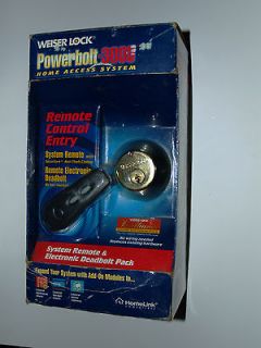 Weiser Lock Powerbolt 3000 Home Remote control deadbolt door lock 