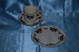  White Ironstone Luncheon/Dessert Set   Alfred Meakin   England (Used