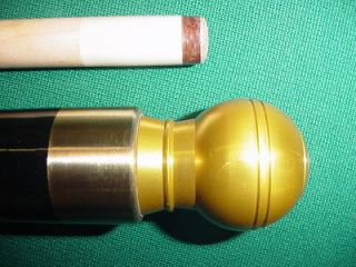 UNIQUE BRASS BALL CUE pool billiards CARLSCUES  STORE A95