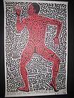 Keith Haring Signed 1984 Silkscreen Poster