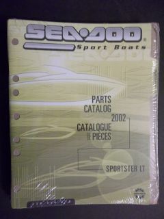 Sea Doo 2002 SPORTSTER LT New Factory Parts Manual