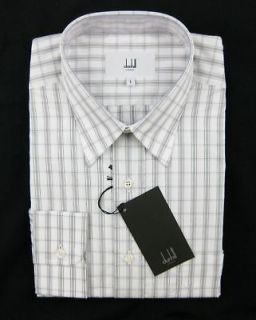 New DUNHILL LONDON Cotton Dress Shirt L 16 NWT $295
