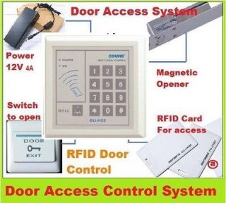 Keyless card Door Access Control SYSTEM #03 login LOCK 125K Keyfob 