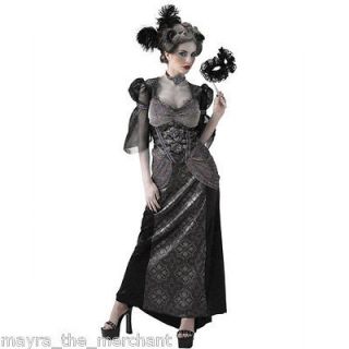 NEW Masquerade Ball Countess Juniors Costume sz 7 9 M Medium Gothic 