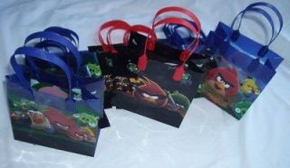 12 pcs Angry Bird Goody Gift Loot Bag Birthday Wholesale Party Favor 