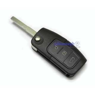 Flip Remote Key Case Shell For FORD C S MAX Focus Galaxy Kuga Mondeo 3 