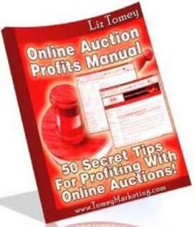  Auction Profits Manual Ebook/PDF For Kindle/Nook/Ip​ad  1 PENNY