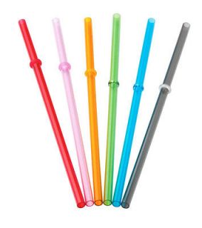 Color Replacement Straw S/6,8.8x0.29x0​.2 Inches, Set of 6, P712