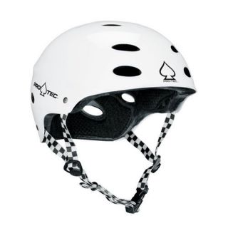 Pro Tec Ace Gloss White Skateboard Helmet S,M,L,XL NEW