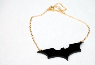 Batman the dark night symbol necklace bat halloween