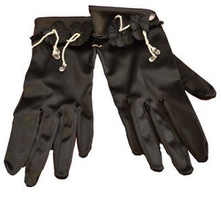 New BLACK Emporio Armani Gloves Acetate Size L  4920