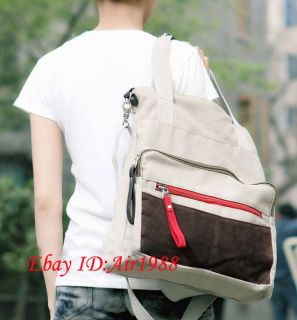   Men/Womens Canvas Handbag Bookbag Schoolbag travel bag Shoulder Bag