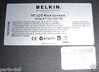 Belkin F1DC101P SR 1U Rack 17 inch LCD Console Single Rail