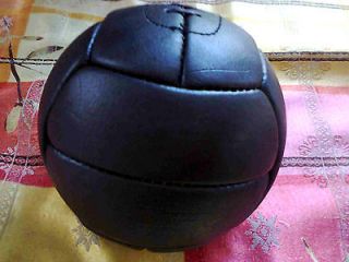 WC 1966 Style VINTAGE Genuine LEATHER Soccer Ball, 12 Panels, Size 3.