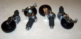 Maytag Wringer Washer Set of 4 Casters 2 loc. 2 non loc NEW