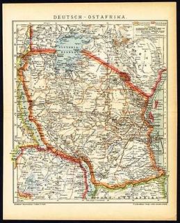 antique maps east africa in Pre 1900