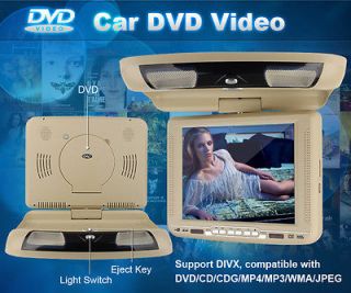 OUKU Car Flip Dowm DVD Player   9 TFT High Definition 16.9 LCD Screen