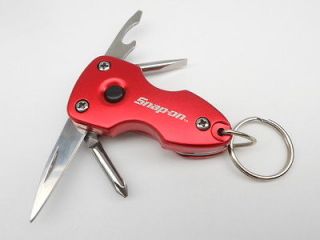   Multi Tool LED Flashlight Screwdriver Pocket Knife Keychain Box Cutter