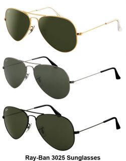 Ray Ban Aviator RB 3025 Large Metal Sunglasses RB3025 58mm 4 Colors