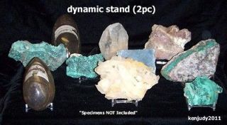 Dynamic Acrylic Display Stand War Relics Slabs Geodes Fossils Minerals 