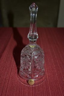 ROYAL CRYSTAL ROCK LEAD CRYSTAL BELL MADE IN ITALY