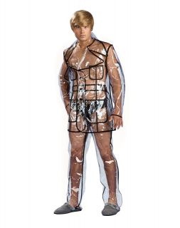Bruno Movie Ali G Das Clear Vinyl Suit Adult Costume