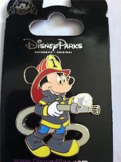 Disney Mickey as a Firefighter fireman pin