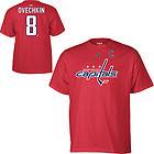 Washington Capitals Alexander Ovechkin Red C Name and Number Jersey 