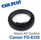   Macro Canon FD Lens To EOS EF Body Mount Adapter For 7D 60D 550D 600D