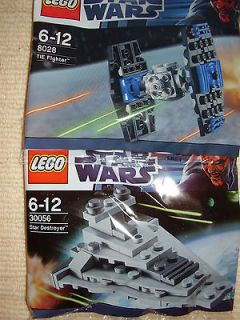 Lego Star wars mini ship sets x 2, TIe fighter + star destroyer 