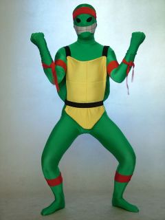 Yellow&Green Teenage Mutant Ninja Turtles Cosplay Zentai Suits CP0003