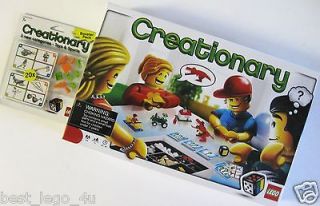 LEGO Game CREATIONARY 3844 new sealed NISB Games + Booster Pack