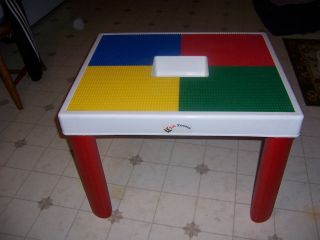 PLAY TABLE FOR MEGA BLOKS LEGO DUPLO REGULAR SZ BLOCK 22 X 27.5 X20 