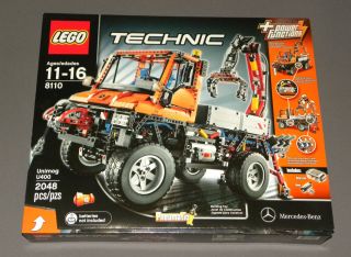 LEGO Technic Set 8110 2 in 1 Mercedes Benz Unimog U400 Snowplow Power 