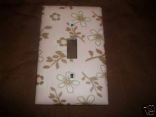 LIGHT SWITCH PLATE & 5 OUTLET COVERS MADE W/ COCALO DANIELLA