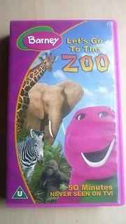 BARNEY   LETS GO TO THE ZOO   VHS VIDEO   SPECIAL OFFER