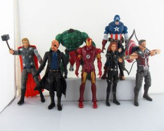   The Avengers figure Iron Man Captain America Hulk Thor Hawkeye#US