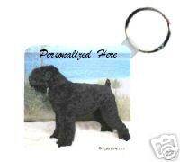 Black Russian Terrier Personalized Breed Key Chain