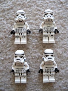 LEGO Star Wars   4 Rare Original Printed Leg Stormtroopers   Excellent 